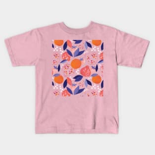 Pink Pomegranates Kids T-Shirt